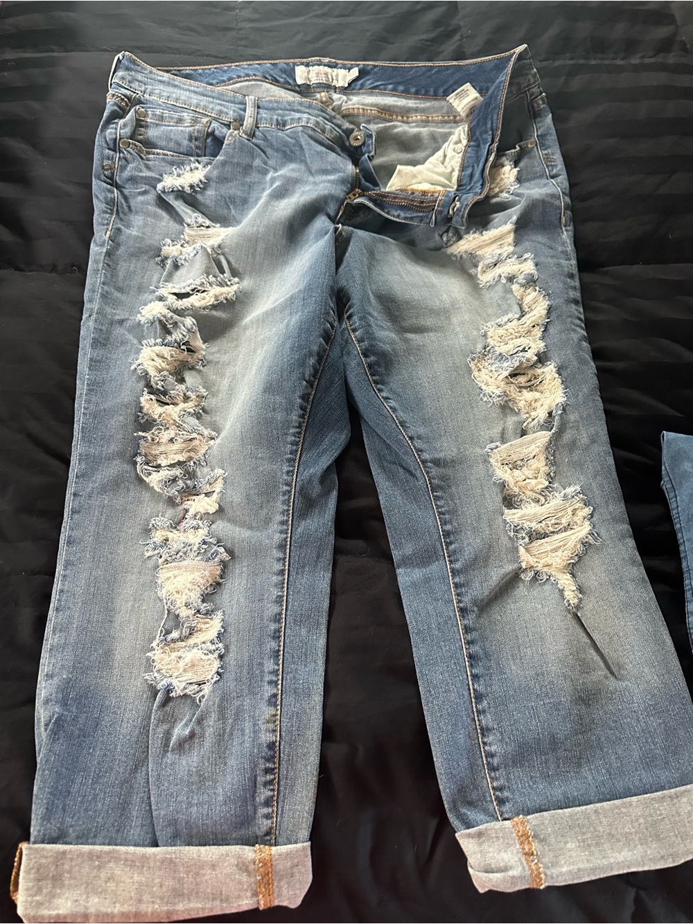 torrid Light Blue Distressed Jeans
